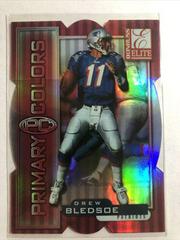Drew Bledsoe [Red] #11 Football Cards 1999 Panini Donruss Elite Primary Colors Prices
