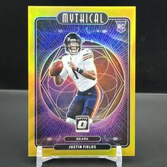 Justin Fields [Gold] Football Cards 2021 Panini Donruss Optic Mythical Prices