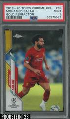 Mohamed Salah [Gold Refractor] Soccer Cards 2019 Topps Chrome UEFA Champions League Prices
