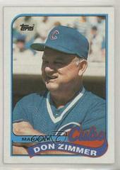 Don Zimmer Baseball Cards 1989 Topps Prices