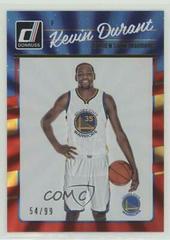 Kevin Durant [Red Laser] Basketball Cards 2016 Panini Donruss Prices