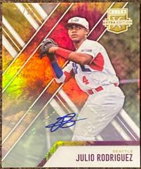 Julio Rodriguez [Autograph Tie Dye] Baseball Cards 2017 Panini Elite Extra Edition Prices