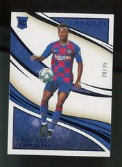 Ansu Fati [Sapphire] #88 Soccer Cards 2020 Panini Immaculate Collection Prices