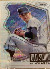 Nolan Ryan [White Wave Prizm] #OS-1 Baseball Cards 2022 Panini Prizm Old School Prices