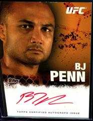 BJ Penn [Red] #FA-BP Ufc Cards 2010 Topps UFC Autographs Prices