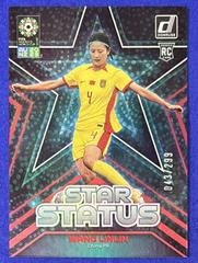Wang Linlin [Red] #4 Soccer Cards 2023 Donruss FIFA Women's World Cup Star Status Prices