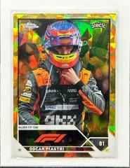Oscar Piastri [Gold Refractor] #41 Racing Cards 2023 Topps Chrome Formula 1 Prices