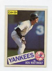 Don Mattingly Baseball Cards 1985 O Pee Chee Prices