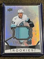 Shane Wright #RP-SW Hockey Cards 2022 Upper Deck Black Diamond Exquisite Collection Rookie Patch Prices