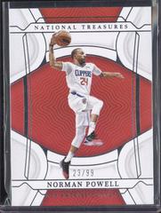 Norman Powell #1 Basketball Cards 2021 Panini National Treasures Prices