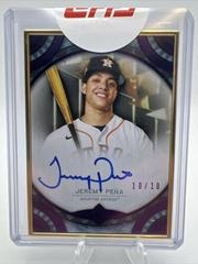 Jeremy Pena [Purple] #TCA-JP Baseball Cards 2022 Topps Transcendent Collection Autographs Prices