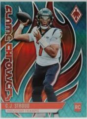 C. J. Stroud [Teal] #FLA-21 Football Cards 2023 Panini Phoenix Flame Throwers Prices
