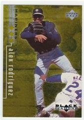 Alex Rodriguez [Triple] #77 Baseball Cards 1999 Upper Deck Black Diamond Prices