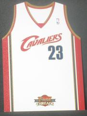 LeBron James #7 Basketball Cards 2009 Panini Team Threads Home Prices