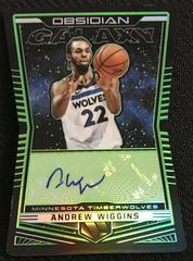 Andrew Wiggins [Green] #GA-AWG Basketball Cards 2018 Panini Obsidian Galaxy Autographs Prices