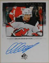 Yegor Sharangovich #UDA-YS Hockey Cards 2022 SP Authentic UD Autographs Prices