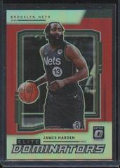 James Harden [Red] #3 Basketball Cards 2021 Panini Donruss Optic Elite Dominators Prices