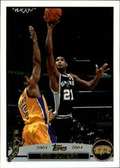 Tim Duncan [Collection] #21 Basketball Cards 2003 Topps Prices