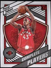 Pascal Siakam #5 Basketball Cards 2020 Donruss Complete Players Prices