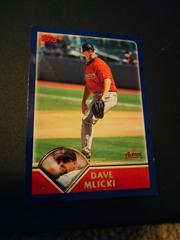 Dave Mlicki #22 Baseball Cards 2003 Topps Prices