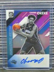 Chuma Okeke [Blue] Basketball Cards 2019 Panini Donruss Optic Signature Series Prices