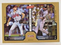 Chipper Jones, Greg Maddux Baseball Cards 2002 Upper Deck Victory Prices