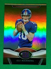 Eli Manning [Gold Refractor] #129 Football Cards 2011 Topps Platinum Prices
