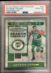 Jayson Tatum [Cracked Ice] Basketball Cards 2019 Panini Contenders Prices