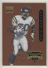 Cris Carter #79 Football Cards 1996 Playoff Contenders Leather Prices