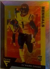 Ja'Marr Chase [Silver] Football Cards 2021 Panini Chronicles Flux Rookies Prices