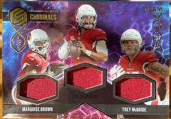 Kyler Murray, Marquise Brown, Trey McBride Football Cards 2022 Panini Elements Team Chemistry Prices