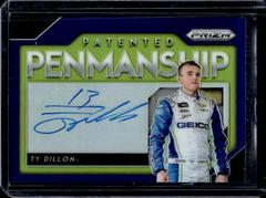 Ty Dillon [Blue] #PP-TD Racing Cards 2019 Panini Prizm Nascar Patented Penmanship Autographs Prices