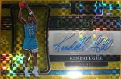Kendall Gill [Gold Prizm] #IF-KGL Basketball Cards 2021 Panini Select In Flight Signatures Prices