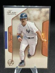 Don Mattingly #81 Baseball Cards 2003 Flair Greats Prices