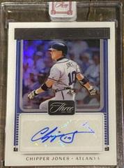 Chipper Jones Baseball Cards 2022 Panini Three and Two Legendary Signatures Prices