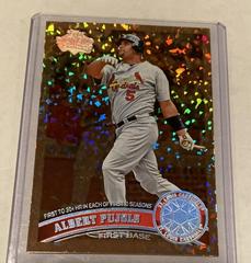 Albert Pujols [Cognac Diamond Anniversary] #547 Baseball Cards 2011 Topps Prices