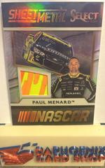 Paul Menard #SM-PM Racing Cards 2017 Panini Select Nascar Sheet Metal Prices