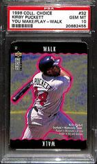 Kirby Puckett [You Make, Play Walk] #32 Baseball Cards 1996 Collector's Choice You Make Play Prices