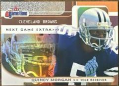 Quincy Morgan [Extra] #119 Football Cards 2001 Fleer Game Time Prices