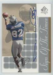 Darrell Jackson #DJ Football Cards 2000 SP Authentic Sign of the Times Prices