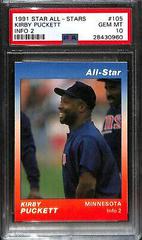 Kirby Puckett [Info 2] Baseball Cards 1991 Star All Stars Prices