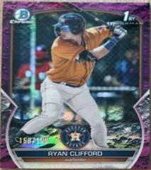 Ryan Clifford [Fuchsia Lunar Crater] Baseball Cards 2023 Bowman Chrome Prospects Prices