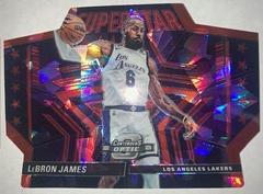 LeBron James [Red Cracked Ice] #2 Basketball Cards 2022 Panini Contenders Optic Superstar Prices