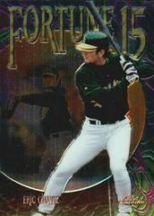 Eric Chavez Baseball Cards 1999 Topps Chrome Fortune 15 Prices