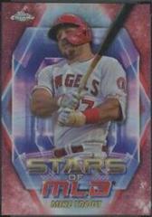 Mike Trout [Red] #SMLBC-2 Baseball Cards 2023 Topps Stars of MLB Chrome Prices