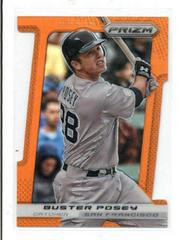 Buster Posey [Orange Die Cut] Baseball Cards 2013 Panini Prizm Prices