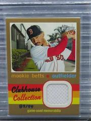 Mookie Betts [Gold] Baseball Cards 2020 Topps Heritage Clubhouse Collection Relics Prices