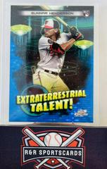 Gunnar Henderson [Blue Moon] #ET-6 Baseball Cards 2023 Topps Cosmic Chrome Extraterrestrial Talent Prices