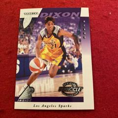 Tamecka Dixon #40 Basketball Cards 1997 Pinnacle Inside WNBA Prices