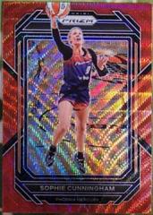 Sophie Cunningham [Ruby Wave] #2 Basketball Cards 2023 Panini Prizm WNBA Prices